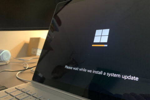 Windows Betriebssystem beim Update