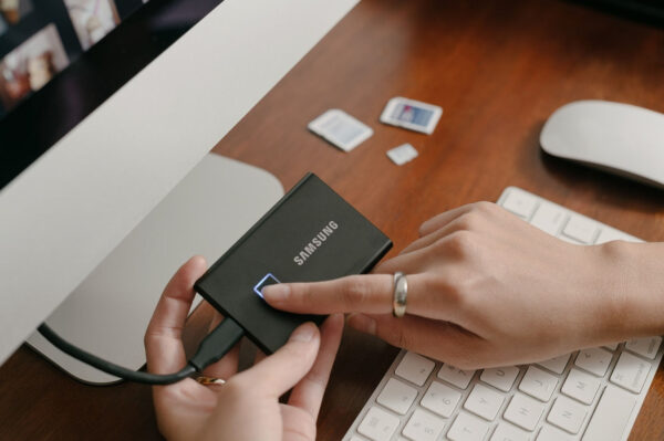 externe SSD-Festplatte von Samsung