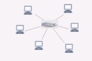Local Area Network (LAN) Sterntopologie