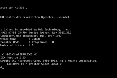 MS-DOS in Deutsch