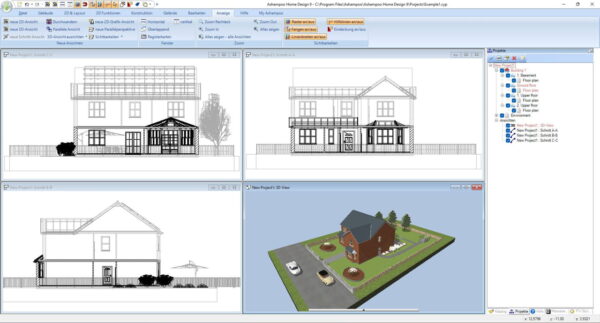 Ashampoo® 3D CAD Professional 11 Side View