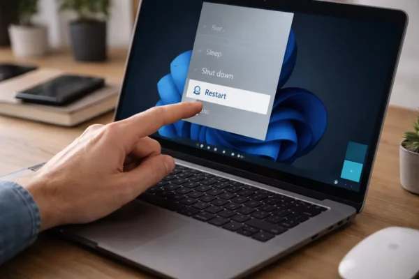 Windows-Neustart als erste Hilfe bei Anmeldeproblemen